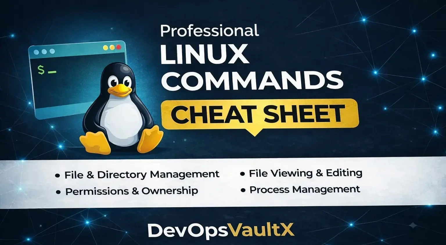 Linux Commands Cheat Sheet